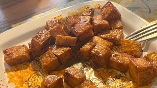 Keto Sticky Tofu sautéed Asparagus Small SHEIN haul [upl. by Leod]