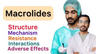 Macrolides  Structure  Mechanism  Resistance  Interaction  Adverse Effects [upl. by Ahsenrad833]