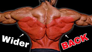 Back Day  8 Best Wider Back Workout Routine [upl. by Airdnola]