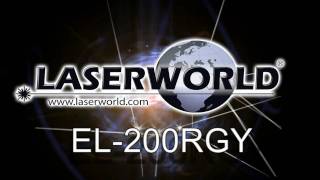 Laserworld  EL200RGY  Ecoline Series multi color RGY laser [upl. by Rufina]