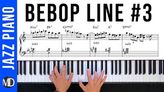 Bebop Lines You Should Know No3 Tritone System  Sheet Music  12Key Workout [upl. by Haldane298]