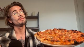 ASMR Pizza Mukbang  Whisper Ramble [upl. by Mcadams]