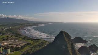 Clip from Taranaki New Plymouth  NIWA Webcam [upl. by Tabina341]