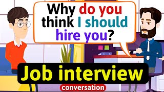 Job interview in English Practice English Conversation Improve English Speaking Skills Everyday [upl. by Mercie]