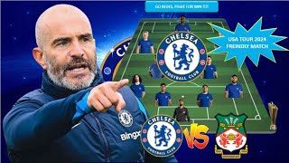 🔥USA Tour 2024 ✅ CHELSEA vs WREXHAM  Chelsea Predicted Lineup vs Real Betis  Friendly Match 2024 [upl. by Clova]