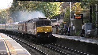 47812 Pembroke Coast Express ECS  Keynsham 191024 [upl. by Aitropal]