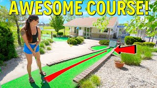 This Hidden Mini Golf Course is SO GOOD  Epic Hole in One [upl. by Nelyak]