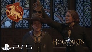 Hogwarts Legacy Playthrough Part 1 A Gryffindor Tale The Sorting Ceremony [upl. by Neuburger39]