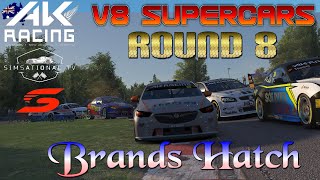 V8 SUPERCARS ROUND 8 BRANDS HATCH [upl. by Longo232]