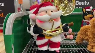 Tuba Playing Santa  Home Depot Christmas 2024 [upl. by Eiramlatsyrc411]