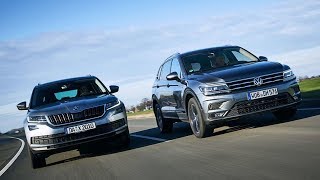 2018 Skoda Kodiaq vs 2018 Volkswagen Tiguan Allspace [upl. by Peers]