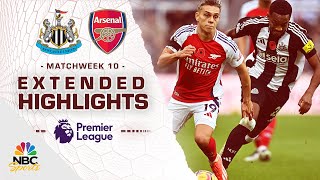 Newcastle United v Arsenal  PREMIER LEAGUE HIGHLIGHTS  1122024  NBC Sports [upl. by Aynatahs236]