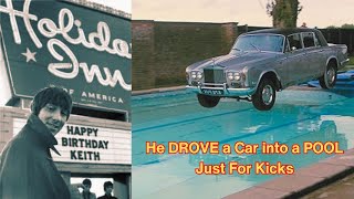 Keith Moon’s Birthday Bash Gone Wrong – The Car in the Pool Incident [upl. by Anaitsirk]