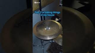 Enjoy the sound of my China cymbal drums cymbals zildjian zildjiancymbals day2 capcut china [upl. by Nowed]