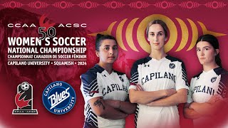 2024 CCAA Womens Soccer Championship  Capilano Promo [upl. by Arevle]