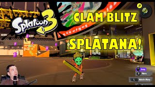 Splatana Clam Blitz  Splatoon 3 Gameplay [upl. by Nickie]