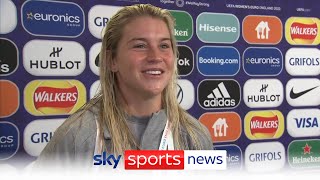 Reaction from the Lionesses on their quarterfinal victory over Spain [upl. by Aonian]