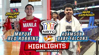 JHILLIAN PALIS AT MARK ESPERANZA NAGHARAP SA NBTC MAPUA VS ADAMSON HIGHLIGHTS [upl. by Yalcrab878]