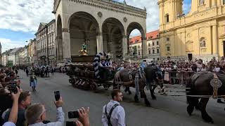 Trachten und Schützenumzug zum Oktoberfest 2023 komplett am Odeonsplatz [upl. by Ykvir165]