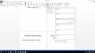Microsoft Word numeriranje stranica jednostavna metoda [upl. by Mulac434]