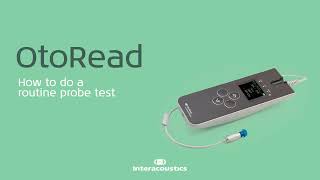 OtoRead How to do a probe test [upl. by Nirual]