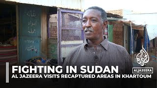 Fighting in Sudans capital Al Jazeera visits recaptured areas in Khartoum Bahri [upl. by Mellins263]