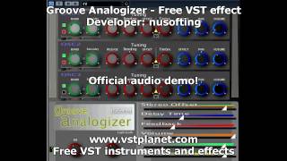 Groove Analogizer  Free VST effect drum synthesizer  vstplanetcom [upl. by Nosreve]