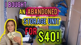 I bought a Storage Unit for 40 on a whim Did I score or get HOSED new unboxing storageauctions [upl. by Mara]