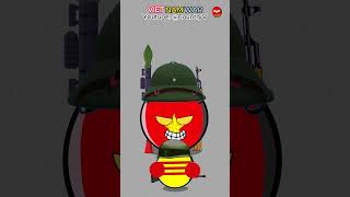 Viet Nams war countryballs history vietnam usa vietnamwar 1975 [upl. by Negeam93]