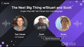 The Big Thing wStuart and Scott  Crypto chat with Tom Farren from CoinTelegraph  1020 [upl. by Annavoeg105]