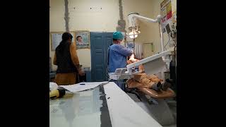 live dental extraction two teeth painless  gaon ke sarkaari hospital mei daanton nikalnasarkaari [upl. by Maurreen286]