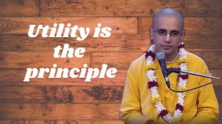 8th Nov 23  HG Pradyumna Mishra Prabhu  Utility is the principle  ISKCON Chowpatty Mumbai [upl. by Livvyy]