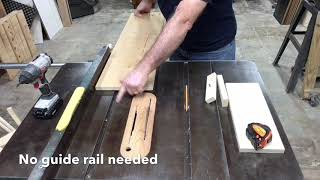 How to Make an Extremely Simple Tapering Jig [upl. by Jojo589]