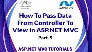 05  View Data In ASPNET MVC  Passing Data From Controller To View  ViewData  MVC HindiUrdu [upl. by Ronacin]