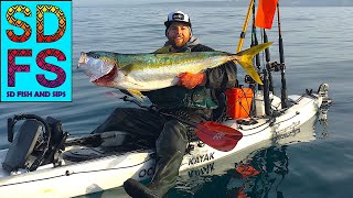 Old School Paddle Kayak Fishing La Jolla Yellowtail amp Baja California  Winter amp Spring 2016  SDFS [upl. by Ingra550]