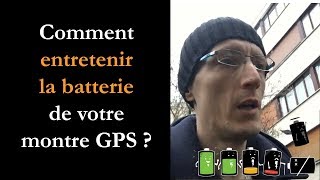 Comment entretenir la batterie de sa montre GPS [upl. by Atiuqcir]