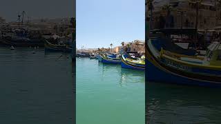 🎣 Marsaxlokk Fishing Harbour ⚓️ [upl. by Batchelor124]