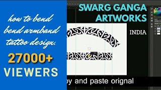 How to make perfect Armband tattoo stencil tips and tricks for beginners [upl. by Aitan]