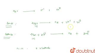 Predicating the products of electrolysis What do you expect to be the half reactions in the ele [upl. by Onder254]