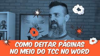 Como deitar páginas no meio do TCC SurraNoOffice NOVO [upl. by Kurzawa161]