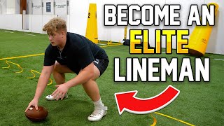 Offensive Line Drills  Become a DOMINANT OLineman🏈💥 [upl. by Nauq]