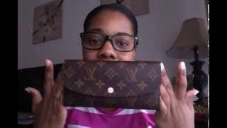 Louis Vuitton Emilie wallet Rose Ballerine [upl. by Omidyar]