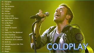 Top 20 Coldplay Greatest Hits Playlist 💛💛Best Songs Of Coldplay [upl. by Nosnorb]