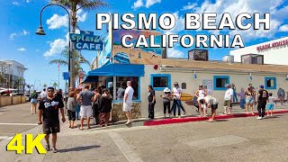 4K Pismo Beach California Walking Tour [upl. by Anirac864]