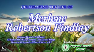 Funeral Service of Merlene Robertson Findlay [upl. by Feldstein]