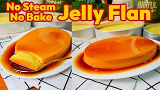 No Bake No Steam JELLY FLAN RECIPE [upl. by Christoph480]