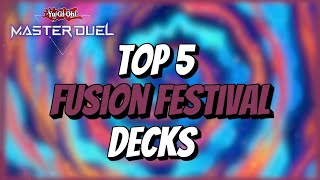 YuGiOh Master Duel Das sind die Top 5 Deck für das Fusion Festival Deutsch [upl. by Nosille]