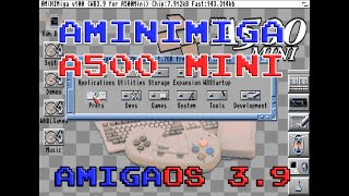 AMiNIMiga A500 mini Workbench 39  AmiWigilia YT Odc 27 PL [upl. by Pedrick869]