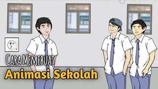 Yang Lagi Trending  Cara Membuat Konten Animasi Sekolah Seperti Dhot Design Menggunakan HP [upl. by Yehudit891]