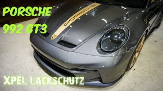 Porsche 992 GT3 Touring XPEL Ultimate Plus PPF Full Wrap Komplettfolierung Lackschutz in Würzburg [upl. by Abibah]